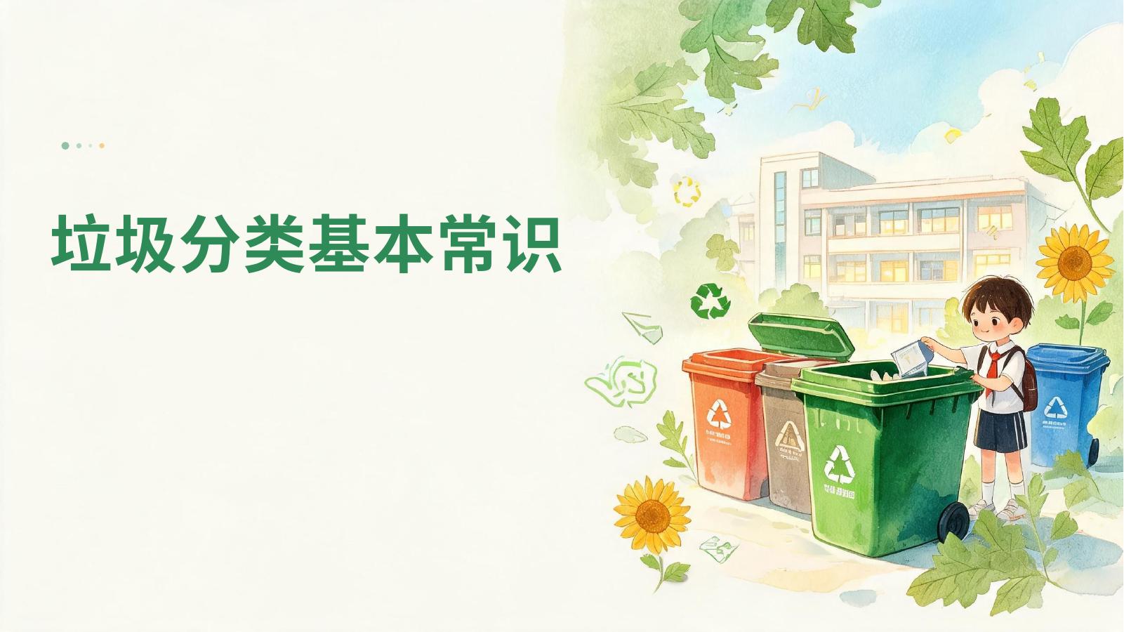 PPT：垃圾分类基本常识
